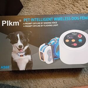 Pet Intelligent Wireless Dog Fence - Blue and White